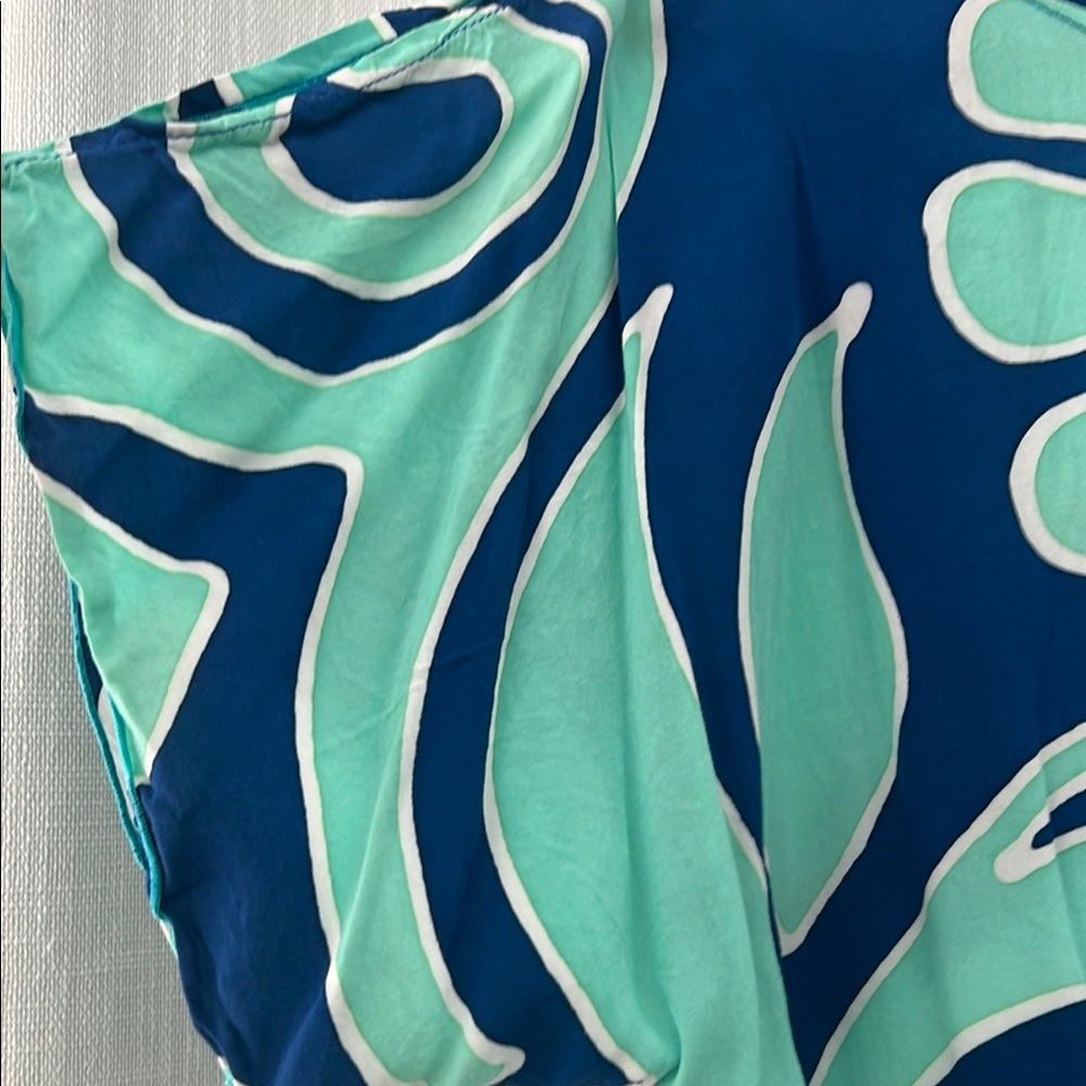 Nahe Wahine Blue and Mint Women's Top - Picture 2 of 5